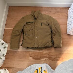 Helmut Lang Men's Brown Puffer Jacket